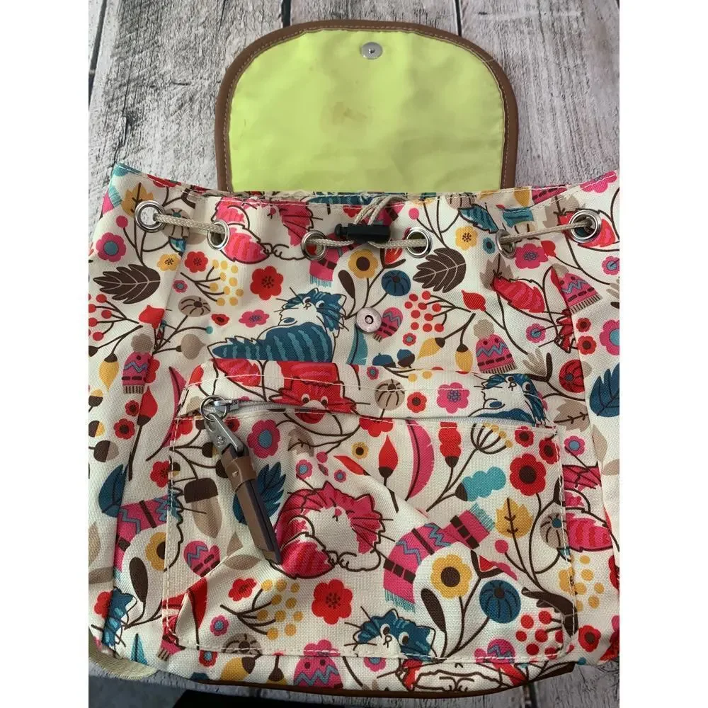 LILLY BLOOM Girl’s LoveCats Print Mini Backpack
